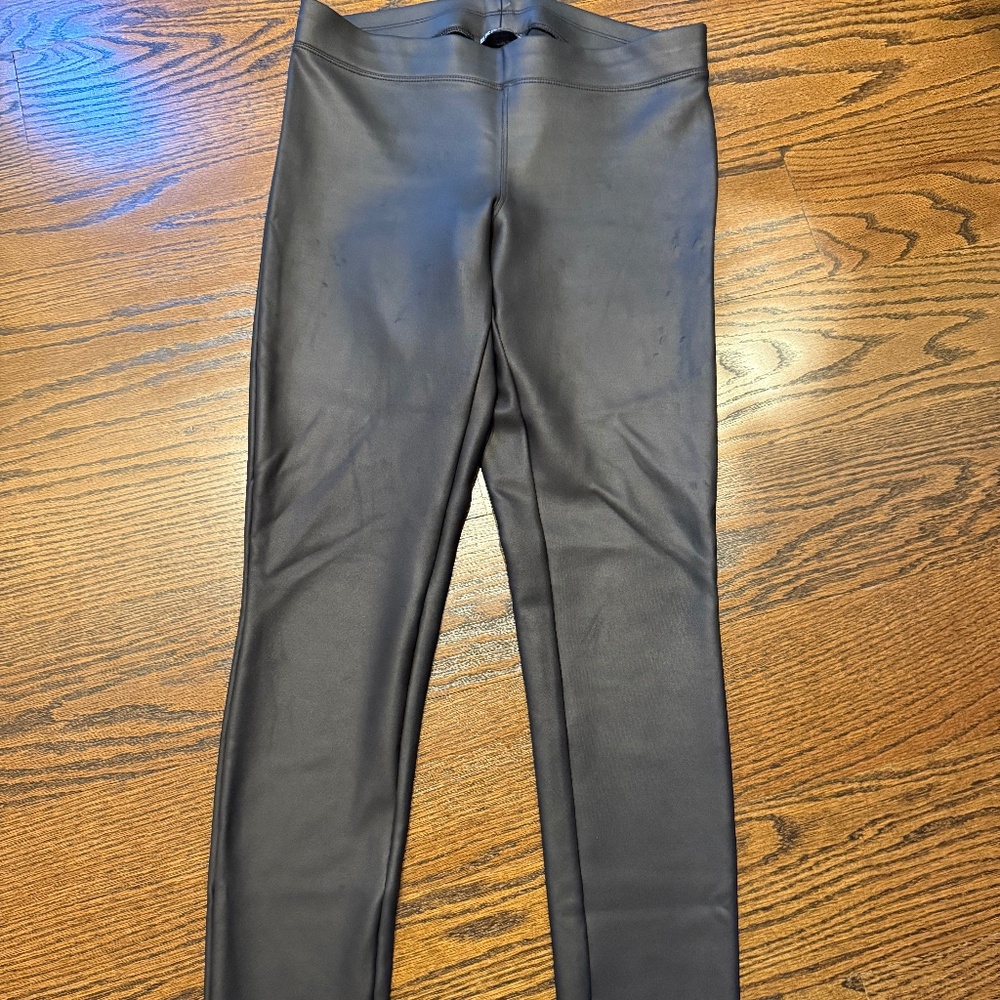 EXPRESS black faux leather leggings